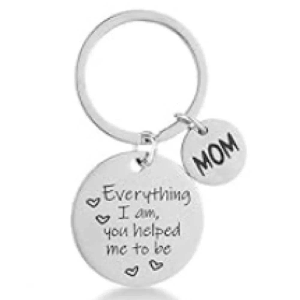 🎉2/$5 Silver Mom Keychain - Picture 1 of 6